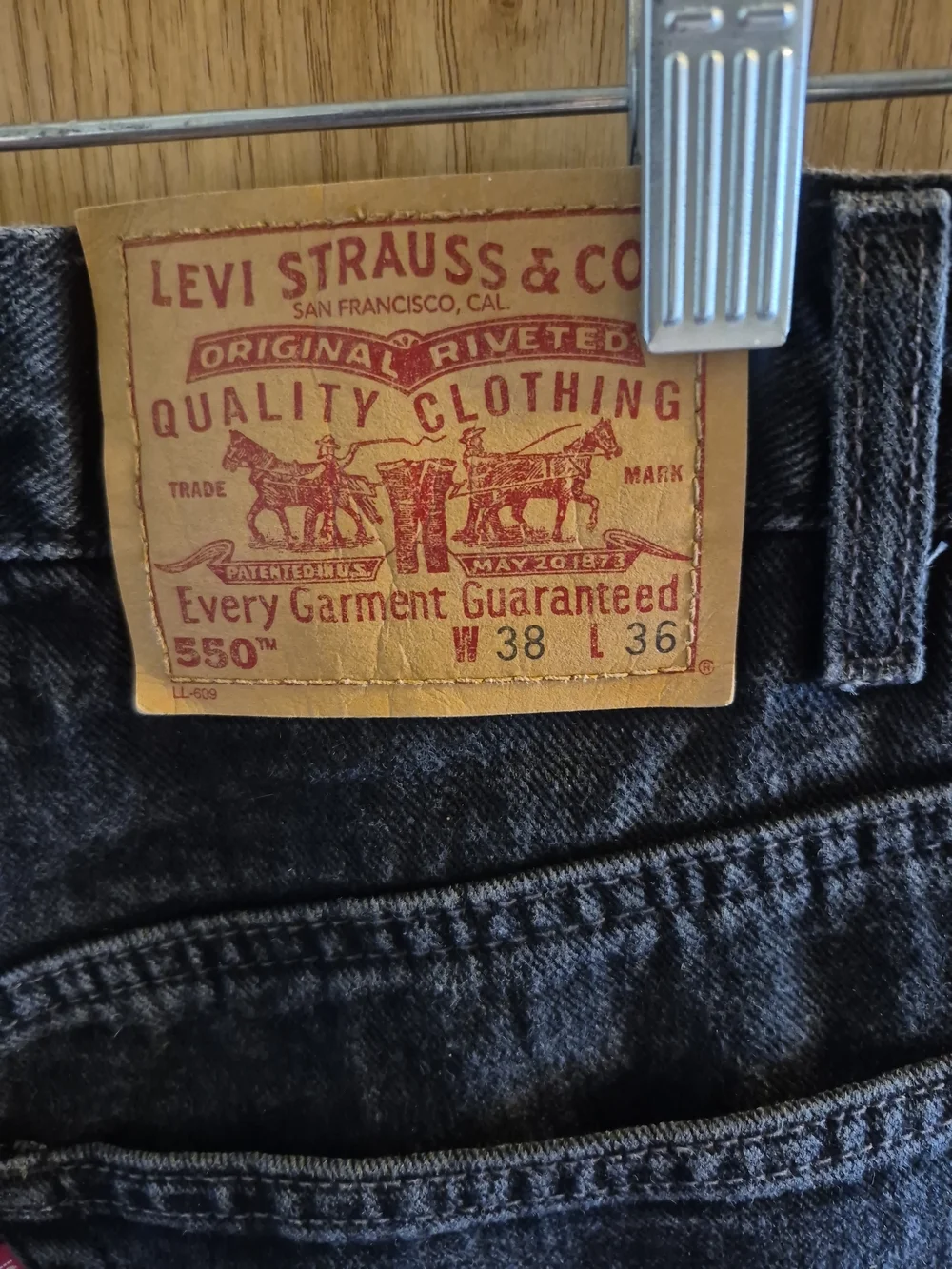 Levi's® Men's Black Straight-Leg Jeans